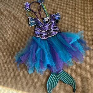 Mermaid Costume for Kids - Purple and Blue